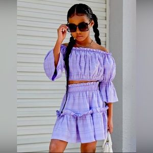 NWOT - SHEIN - Girls Top and Skirt Set - 10 Y